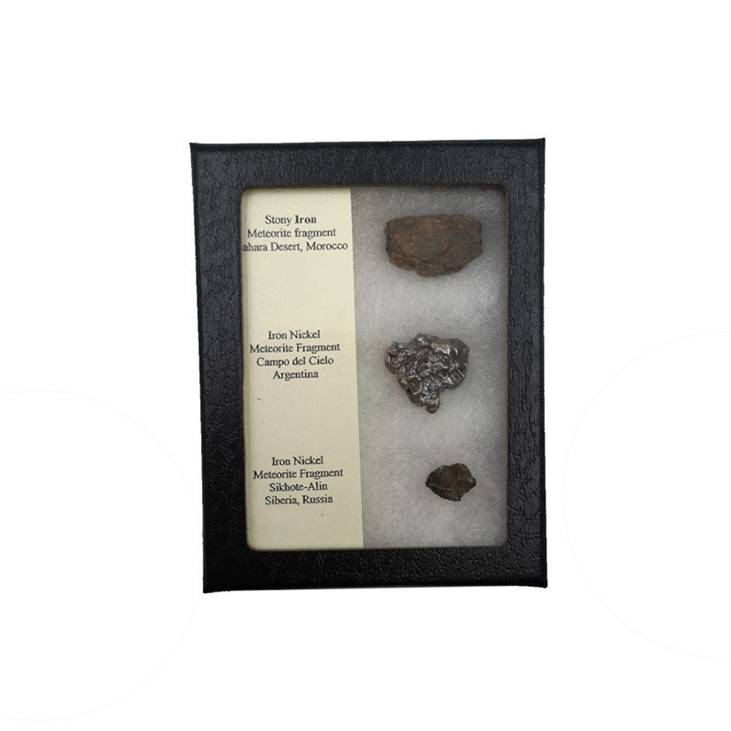 Coffret de 3 météorites
